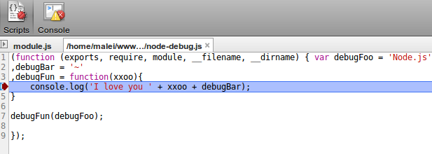 nodejs-debug-chrome